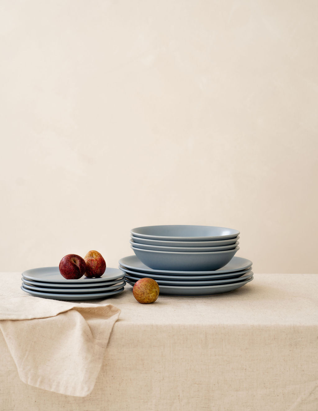 The Foundation Set: 12-piece Ceramic Dinnerware Set
